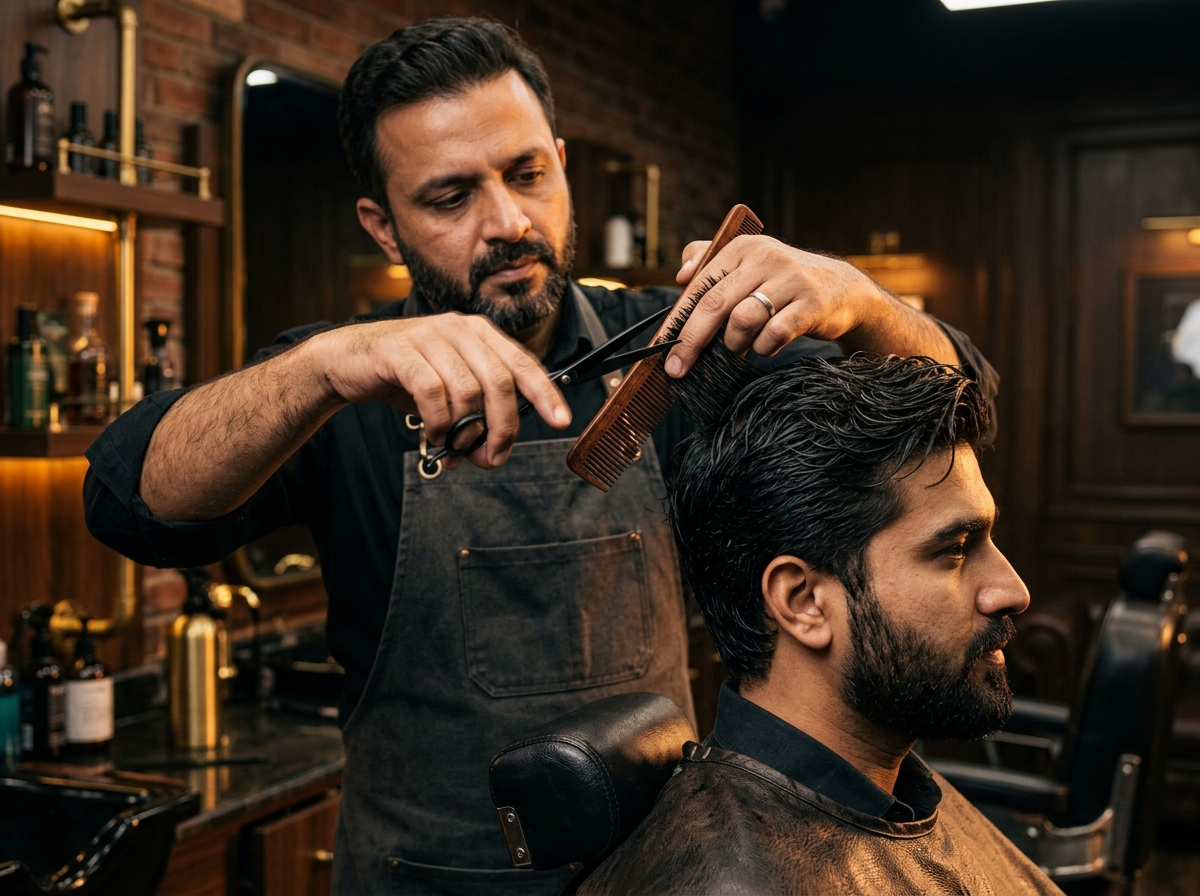 Men's Haircut and Styling